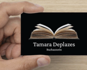 Visitenkarte der Buchautorin