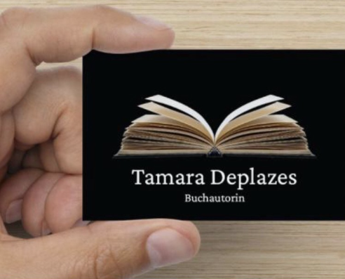 Visitenkarte der Buchautorin